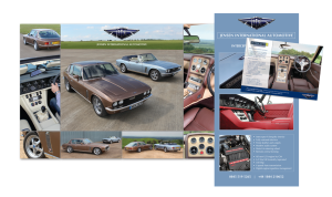Jenson International Automotive Graphic Design